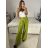 Kalhoty dlouhé letní dámské (S/M/L ONE SIZE) ITALSKÁ MÓDA IMM24M24200/DUR -   tmavě modrá -   M/L