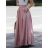 Sukně maxi dlouhá v pase na žabičkování dámská (S/M/L ONE SIZE) ITALSKÁ MÓDA IMHMS23088/DUR -   tmavě červená -   M/L