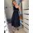 Šaty dlhé elegantné letné šifónové bez rukávov dámske (S/M ONE SIZE) TALIANSKA MÓDA IMD22324/DUR S/M béžová