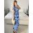 Šaty dlhé elegantný icecool krátky rukáv dámske (S/M, L/XL) AINUOSI TALIANSKA MODA IMB24JA215/DUR -   čierna -   S / M