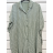 Tunika oversize 3/4 dlouhý rukáv dámská proužek (42-44-46 ONE SIZE) ITALSKÁ MÓDA IMPSH24a2401