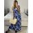 Šaty dlouhé elegantní icecool bez rukávu dámské (S/M L/XL) ITALSKÁ MODA AINUOSI IMB24Y1090/DUR -   červená -   L/XL