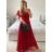 Šaty spoločenské elegantný krátky rukáv dámske (S/M ONE SIZE) TALIANSKA MÓDA IMPSH243589L tmavo oranžová S/M