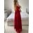 Šaty spoločenské elegantný krátky rukáv dámske (S/M ONE SIZE) TALIANSKA MÓDA IMPSH243589L tmavo oranžová S/M