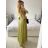 Šaty spoločenské elegantný krátky rukáv dámske (S/M ONE SIZE) TALIANSKA MÓDA IMPSH243589L tmavo oranžová S/M