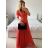 Šaty spoločenské elegantný krátky rukáv dámske (S/M ONE SIZE) TALIANSKA MÓDA IMPSH223589L/DUR - zelená smaragdová - S/M