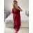 Šaty elegantné spoločenské krátky rukáv dámske (S/M/L/XL ONE SIZE) TALIANSKA MÓDA IMPSH2335891V/DURL/XL staroružová