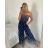 Overal dlhý carmen letný dámsky (S/M ONE SIZE) TALIANSKA MÓDA IMM24M5986A/DU S / M čierna