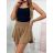 Kraťasy šortky oversize letní dámské nadrozměr (S/M/L ONE SIZE) ITALSKÁ MODA IMD24225