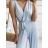 Overal dlouhý elegantní bez rukávu dámský (S/M/L ONE SIZE) ITALSKÁ MÓDA IMM24M227