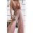 Overal dlouhý elegantní bez rukávu dámský (S/M/L ONE SIZE) ITALSKÁ MÓDA IMM24M227