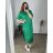 Košeľové šaty bavlnené dlhý rukáv dámska (50/52 ONE SIZE) TALIANSKA MODA IMSM24003