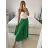 Nohavice harémky letné dlhé dámske (S/M/L ONE SIZE) TALIANSKA MÓDA IM424402 modrá petrolejová S / M