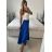 Nohavice harémky letné dlhé dámske (S/M/L ONE SIZE) TALIANSKA MÓDA IM424402 modrá petrolejová S / M
