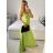 Overal dlhý letné variabilné zaväzovanie icecool dámske (S/M ONE SIZE) TALIANSKA MÓDA IMM22377/DUR zelená S/M