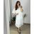 Šaty krajkové letní krátký rukáv dámské nadrozměr (56/58 ONE SIZE) ITALSKÁ MODA IMSM24013/DR 56/58 bílá