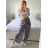 Nohavice harémky letné dlhé dámske (S/M ONE SIZE) TALIANSKA MÓDA IMM239535UNVZ