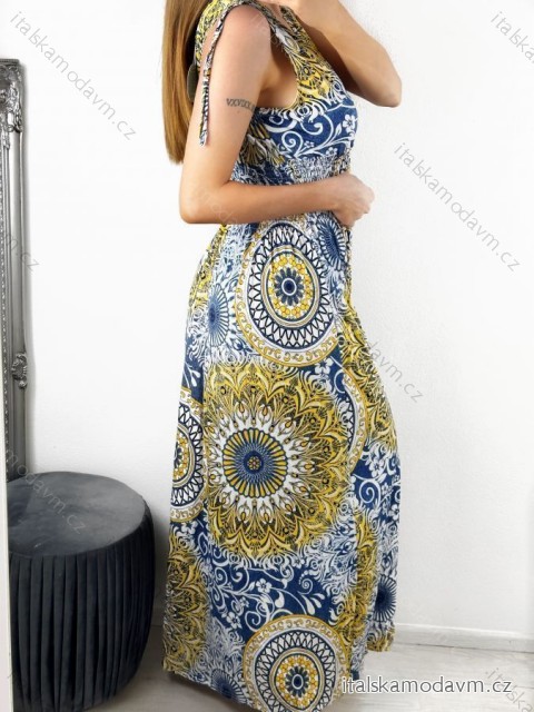 Šaty letní icecool bez rukávu dámské (M/L, XL/2XL) AINUOSI  ITALSKÁ MODA IMB249079/DUR -   žlutá -   M/L