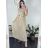 Šaty dlouhé letní elegantní bez rukávu dámské (S/M ONE SIZE) ITALSKÁ MÓDA IMWB24047 zelená neon S/M
