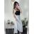 Nohavice letné háremky dlhé dámske (S/M/L ONE SIZE) TALIANSKA MÓDA IMD24199/DUR starorůžová S/M/L