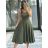 Šaty elegantné letné na ramienka dámske (S/M ONE SIZE) TALIANSKA MÓDA IMM24M55510
