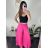 Nohavice harémky letné dlhé dámske (S/M/L ONE SIZE) TALIANSKA MÓDA IM424402 modrá petrolejová S / M