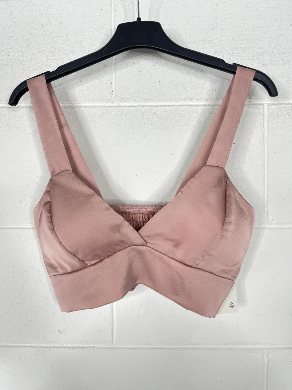 Top croptop na ramínka dámský (XS/S/M ONE SIZE) ITALSKÁ MÓDA IMPBB24B10977 růžová starorůžová S/M