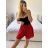 Kraťasy šortky oversize letní dámské nadrozměr (S/M/L ONE SIZE) ITALSKÁ MODA IMD24225