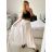 Sukně dlouhá dámská (S/M ONE SIZE) ITALSKá MODA IM323026/DUR S/M béžová