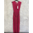 Šaty dlouhé elegantní skládané bez rukávu dámské (S/M ONE SIZE) ITALSKÁ MÓDA IMPMD243558A