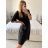 Šaty lněné košilové letní dámske (L/XL ONE SIZE) ITALSKÁ MODA IM722LENA/DR -   béžová -   S/M