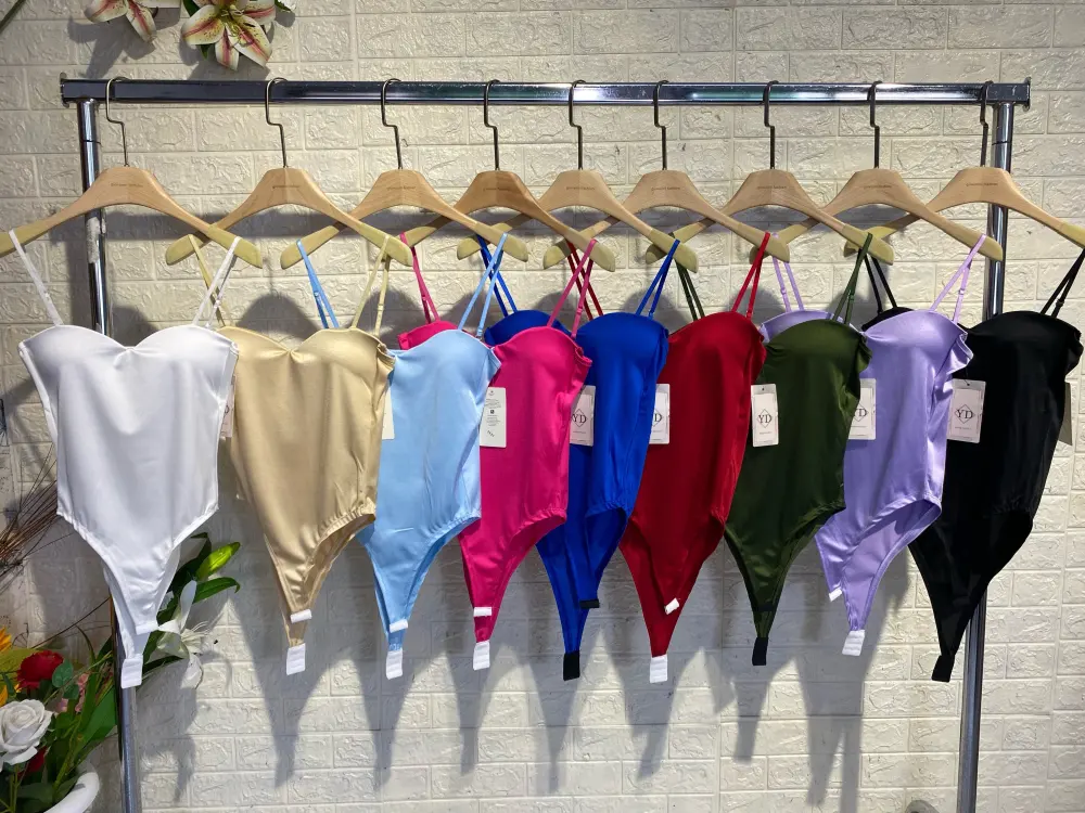 Body na ramínka dámské (S/M ONE SIZE) ITALSKÁ MÓDA IMPGM245987