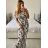 Šaty carmen žabičkované letní krátký rukáv dámské (M/L, XL/2XL ONE SIZE)  IMB24B230/DUR -   červená -   M/L