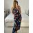 Šaty dlouhé letní bez rukávu dámské (M/L, XL/XXL) AINUOSI  ITALSKÁ MODA IMB24A356-3/DUR M / L Modrá