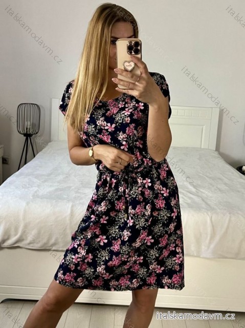 Šaty letné krátké bez rukávov dámske (M/L, XL/2XL, 2XL/3XL) IMB24M8-2212/DUR -   čierna
 -   3XL / 4XL