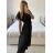 Šaty letní šifonové krátky rukáv dámske (S/M/L ONE SIZE) TALIANSKA MóDA IM424462