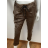 Kalhoty koženkové dlouhé dámské (S/M ONE SIZE) ITALSKÁ MÓDA IMPLI2281151