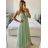 Šaty dlouhé elegantní bez rukávu dámské (S/M ONE SIZE) ITALSKÁ MÓDA IMPSH2420019 fialová S/M
