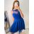 Šaty plesové elegantné na ramienka dámske (S/M ONE SIZE) TALIANSKA MóDA IM322303/UL -   vínová
,   S/M