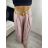 Kalhoty letní s páskem dámské (S/M/L ONE SIZE) ITALSKá MóDA IMSM24040/DU -   světle modrá -   M/L