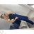 Kalhoty dlouhé letní dámské (S/M/L ONE SIZE) ITALSKÁ MÓDA IMM24M24200/DUR -   tmavě modrá -   M/L