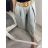 Kalhoty letní s páskem dámské (S/M/L ONE SIZE) ITALSKá MóDA IMSM24040
