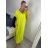 Šaty oversize s kapucňou ľanové krátky rukáv dámska nadrozmer (L/XL/2XL ONE SIZE) TALIANSKA MóDA IM522181