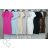Šaty elegantní krátký rukáv dámské (S/M ONE SIZE) ITALSKÁ MÓDA IMM24M25500/DU -   Černá -   S/M