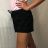 Kraťasy šortky dámské (S/M ONE SIZE) ITALSKÁ MÓDA IMP21100/DR Khaki S/M