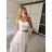 Croptop bez rukávu dámský (S/M ONE SIZE) ITALSKÁ MÓDA IMPSH2411082/DU -   bílá -   S/M