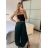 Kalhoty harémky letní dlouhé dámské (S/M ONE SIZE) ITALSKÁ MÓDA IMM239535UN/DU S/M starorůžová