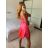 Šaty elegantné spoločenské na ramienka dámske Lolita (XS/S ONE SIZE) TALIANSKA MóDA IM322461