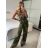 Overal dlouhý  bez ramínek dámský (S/M ONE SIZE) ITALSKá MODA IM723BOOHO/DU S/M smaragdová