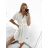 Šaty košilové oversize krátký rukáv dámské (S/M/L ONE SIZE) ITALSKÁ MÓDA IM424538